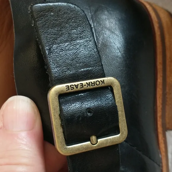 Women's Kork Ease Bellota Black Leather Mary Janes Size 10