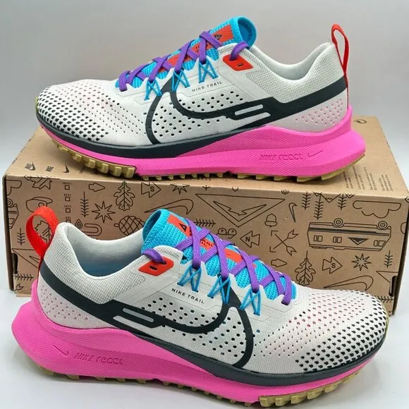 Women's Nike Pegasus Trail 4 Light Orewood  Running Shoes FD0876-100 Size 8
