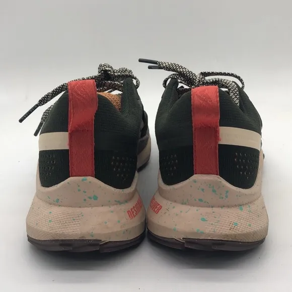 Women’s Nike React Pegasus Trail 4 Green/Tan/Brown DJ6159-300 USED Size 8.5