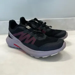 Women’s | Salomon HYPULSE Trail Running Shoes | Black/Quail | Size 7