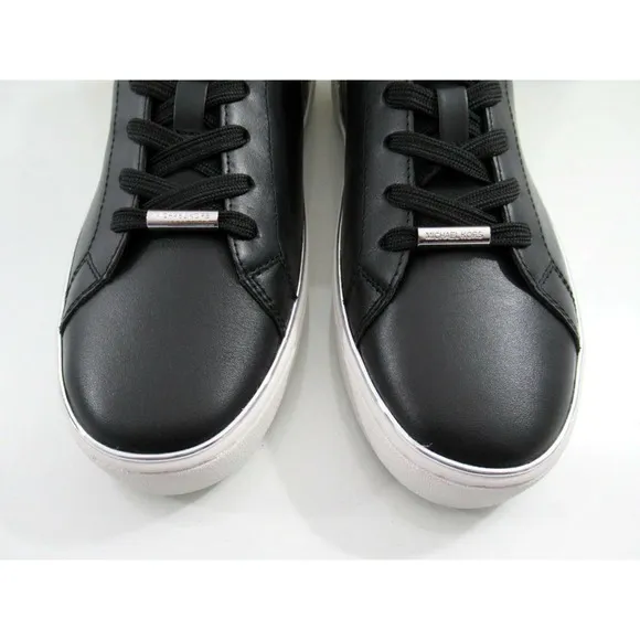 Women's Shoes Michael Kors Scout Lace Up Sneaker MK Logo Scuba Black Size 7
