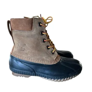 Womens Size 6 Sorel Cheyanne II Snow Duck Boots Tan Waterproof Brown B2