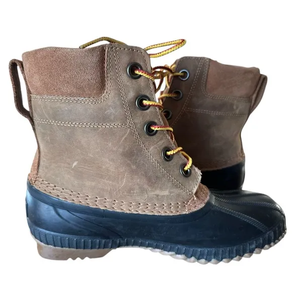 Womens Size 6 Sorel Cheyanne II Snow Duck Boots Tan Waterproof Brown B2