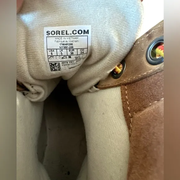 Womens Size 6 Sorel Cheyanne II Snow Duck Boots Tan Waterproof Brown B2