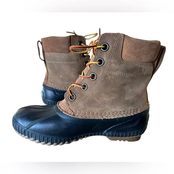 Womens Size 6 Sorel Cheyanne II Snow Duck Boots Tan Waterproof Brown B2