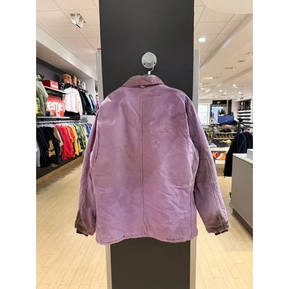 Women's Y2K Carhartt Vintage Quilted Lined Arctic Jacket Plum Purple Pink Chore