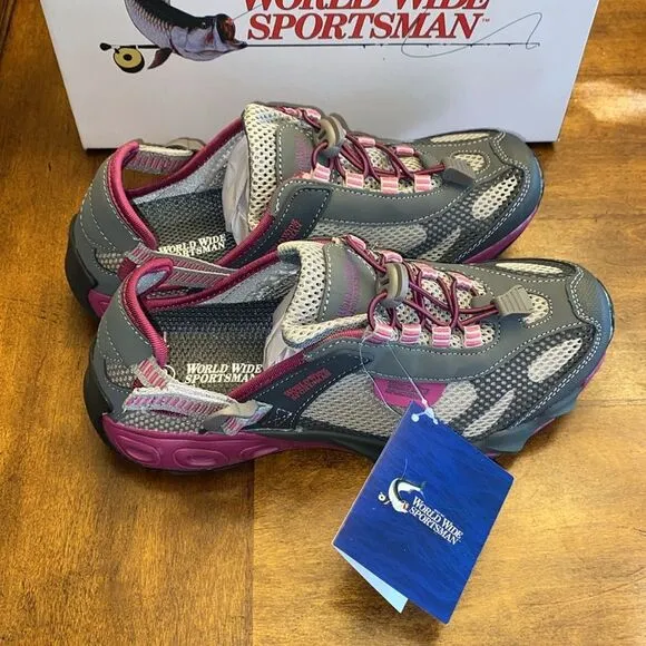 🆕 World Wide Sportsman Ridgeway Water Shoes women’s size 9