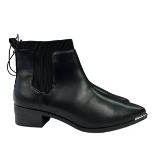 Worthington Brighton Ankle Boots Block Heel Chelsea Booties Womens Size 8‎