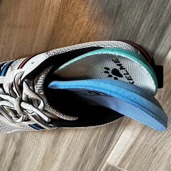 XERO Prio Barefoot Water Trail Running Shoes 10 Gray Red Blue Outdoors Casual