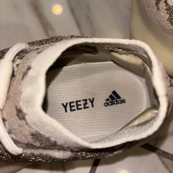 Yeezy 380 Sneakers in Pyrite - Cream and Brown