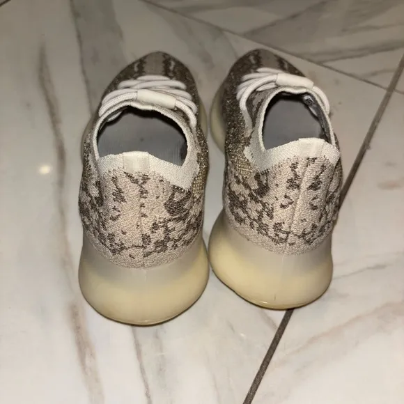 Yeezy 380 Sneakers in Pyrite - Cream and Brown