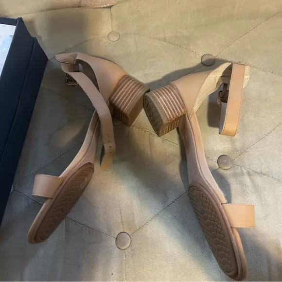 Yosi Samra Daniel Women’s 10 Tan Leather Open Toe Strappy Sandals Shoes
