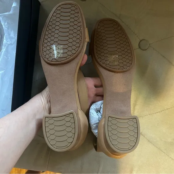 Yosi Samra Daniel Women’s 10 Tan Leather Open Toe Strappy Sandals Shoes