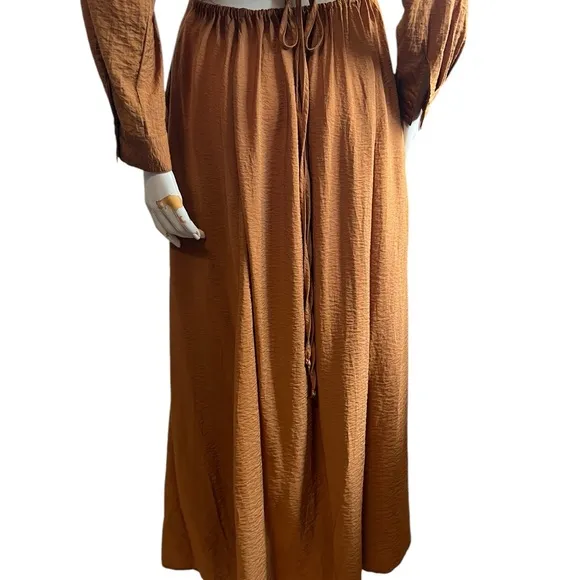 Young Fabulous &amp; Broke Helena Maxi Dress in Wholegrain Size Medium