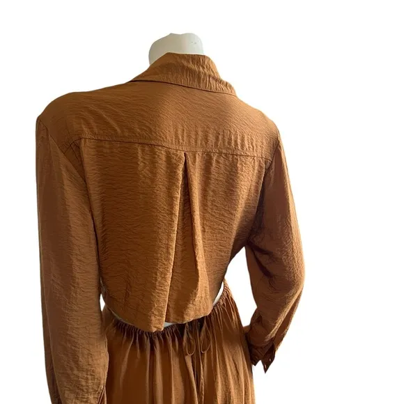 Young Fabulous &amp; Broke Helena Maxi Dress in Wholegrain Size Medium