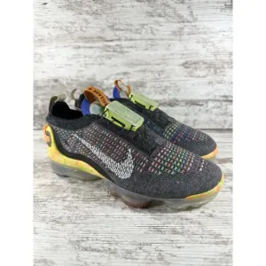 Youth Nike Air Vapormax 2020 Flyknit Iron Grey/Multicolor Sneakers Sz 5 EUC!