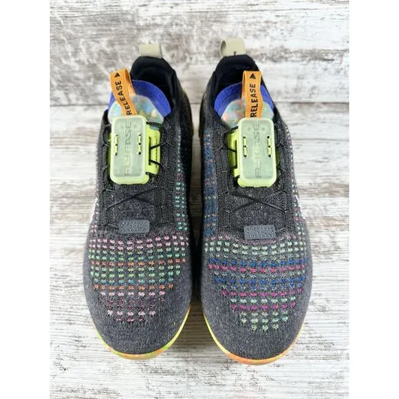 Youth Nike Air Vapormax 2020 Flyknit Iron Grey/Multicolor Sneakers Sz 5 EUC!