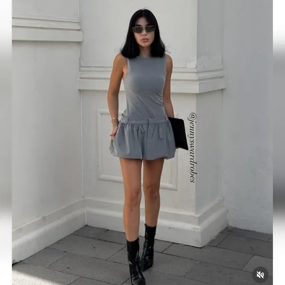 Zara balloon voluminous short dress size XS &amp; S