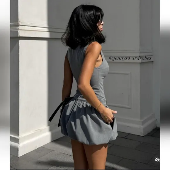 Zara balloon voluminous short dress size XS &amp; S