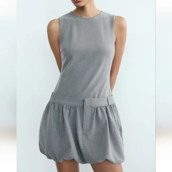 Zara balloon voluminous short dress size XS &amp; S