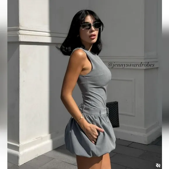 Zara balloon voluminous short dress size XS &amp; S