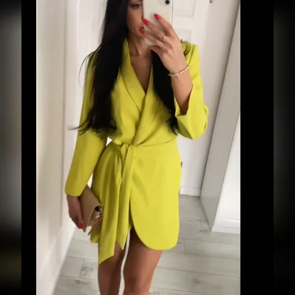 ZARA *  Blazer Dress Wrap  size XS