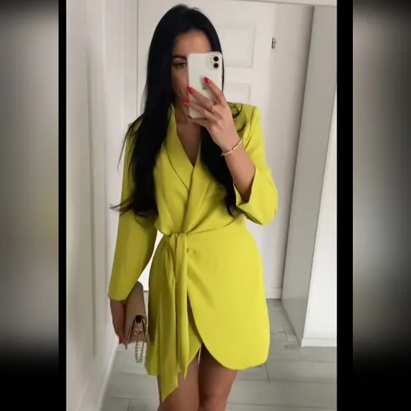 ZARA *  Blazer Dress Wrap  size XS