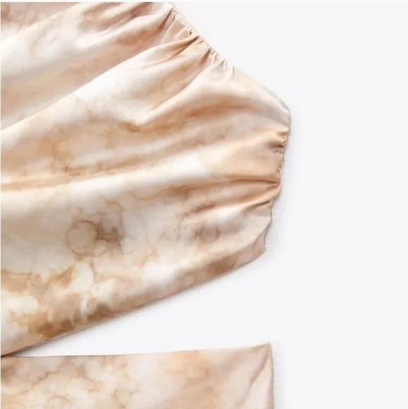 Zara Dress * Cut Out Satin Effect