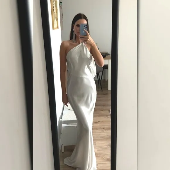 Zara Long Asymmetric  Dress