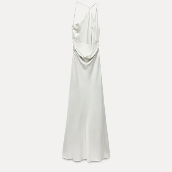 Zara Long Asymmetric  Dress