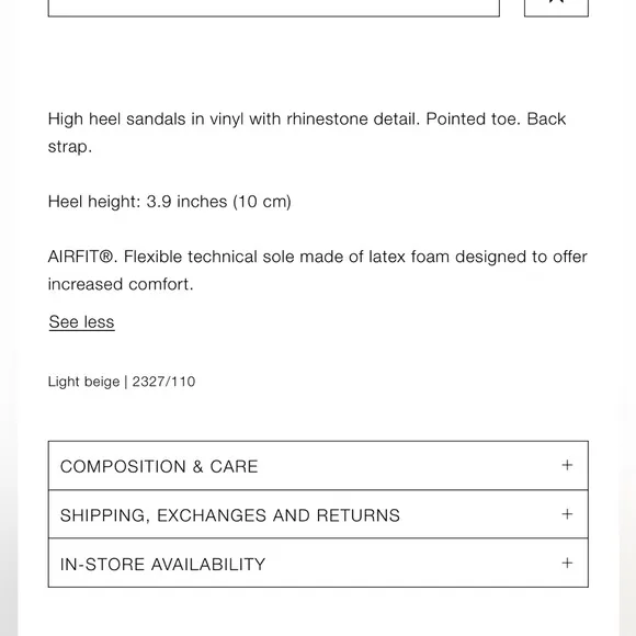 Zara peep toe rhinestone clear vinyl pvc slingback heels