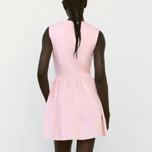 Zara Pink Zara Mini Dress Size XS