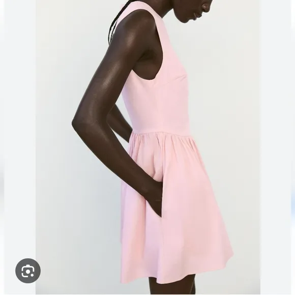 Zara Pink Zara Mini Dress Size XS