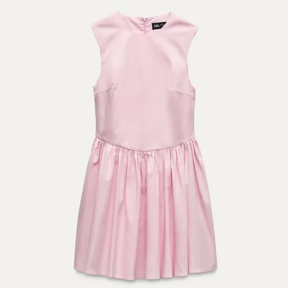 Zara Pink Zara Mini Dress Size XS