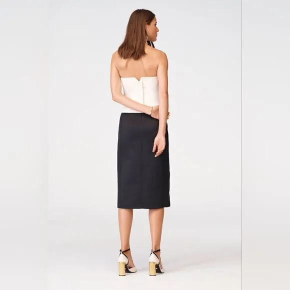 ZARA STUDIO CONTRAST CORSET STYLE DRESS LIMITED EDITION