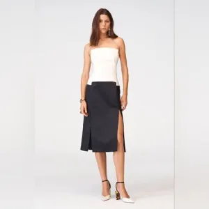 ZARA STUDIO CONTRAST CORSET STYLE DRESS LIMITED EDITION