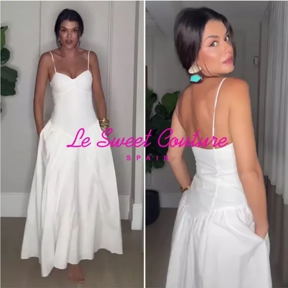 Zara  White Maxi Dress Size XS S