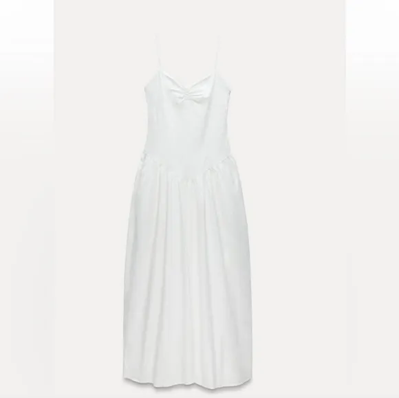 Zara  White Maxi Dress Size XS S