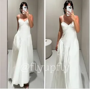 Zara  White Maxi Dress Size XS S