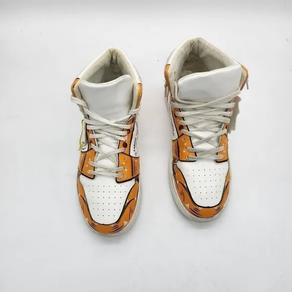 Zenitsu Lightning Sneakers Custom Demon Slayer Anime Fashion Shoes Size 9