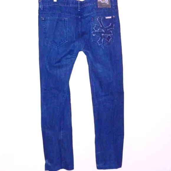 ZOO YORK Mens Button-Fly Jeans, 40W, 30L